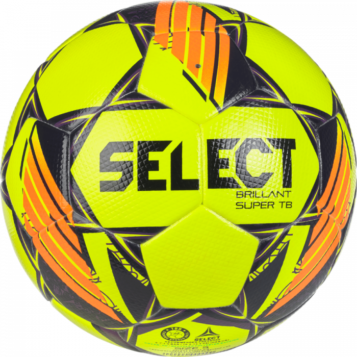 Select - Brillant Super Tb V24 Fodbold - Fluo gul & orange