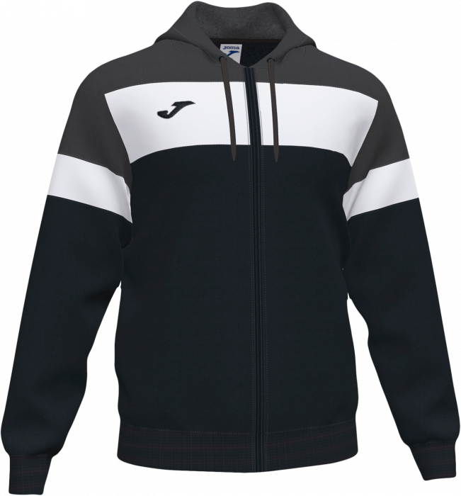 Joma - Crew Iv Sweatshirt With Zip - Nero & grigio