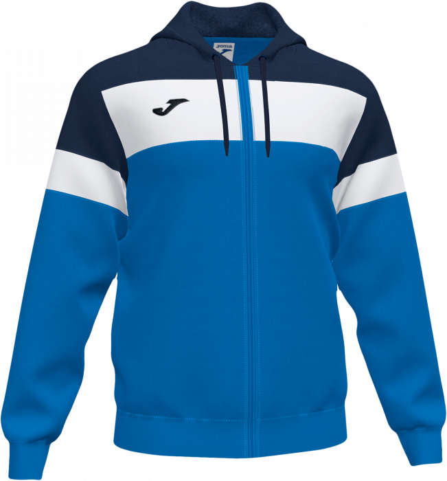 Joma - Crew Iv Sweatshirt With Zip - blue & schwarz