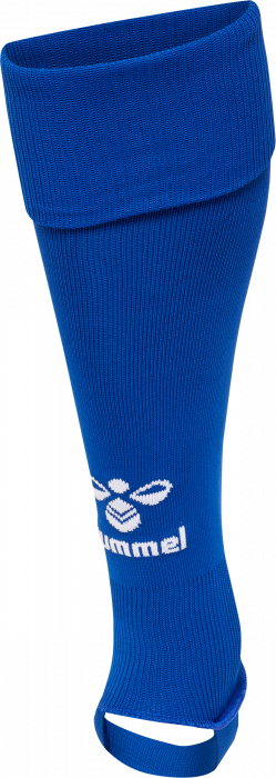 Hummel - Essential Fodboldsokker Uden Fod - True Blue & hvid