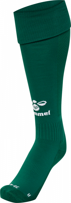 Hummel - Essential Fodboldstrømper - Evergreen & hvid