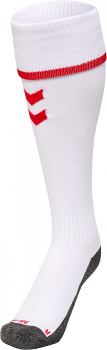 Hummel - Core Football Socks - White & true red