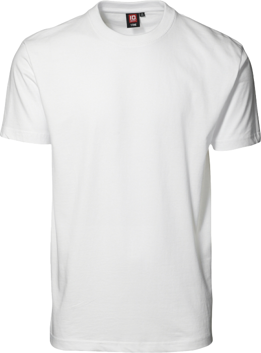 ID - Bomulds T-Time T-Shirt Voksen - Hvid